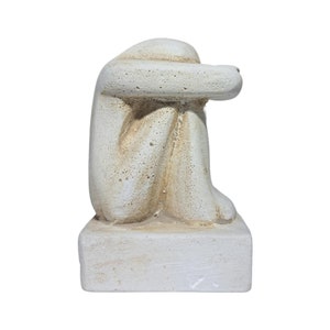 Thinker Idol Cycladic Mini Statue Ancient Greek Sculpture