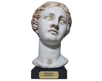 アフロディーテの胸像彫刻 ギリシャの女神ヴィーナス 石膏像 古代