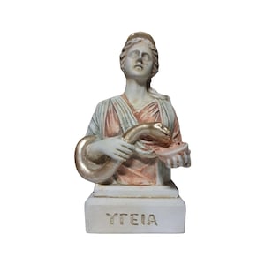 Hygieia Büste Statue Griechisch-römische Göttin der Gesundheit Skulptur