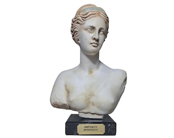 アフロディーテの胸像彫刻 ギリシャの女神ヴィーナス 石膏像 古代