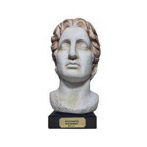 Beeld van Alexander de Grote buste Grieks-Romeinse mythologie