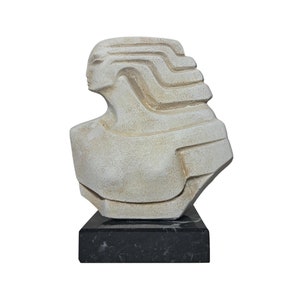 Anemos Wind Statue Ancient Greek Cycladic Haddmade Sculpture