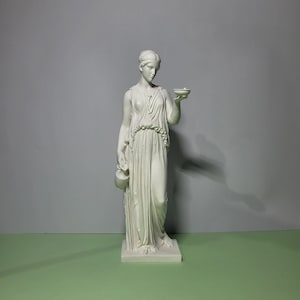 Hebe Goddess Statue Ancient Greek Roman Mythology Exact Museum Replica