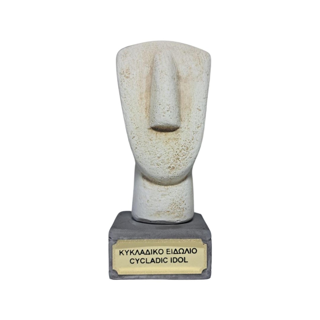 Cycladic Head Statue Ancient Greek Sculpture - Etsy