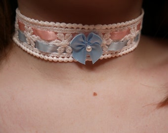 Pastel Sweet Lolita Lace Tie Chokers (Check pictures for different styles)