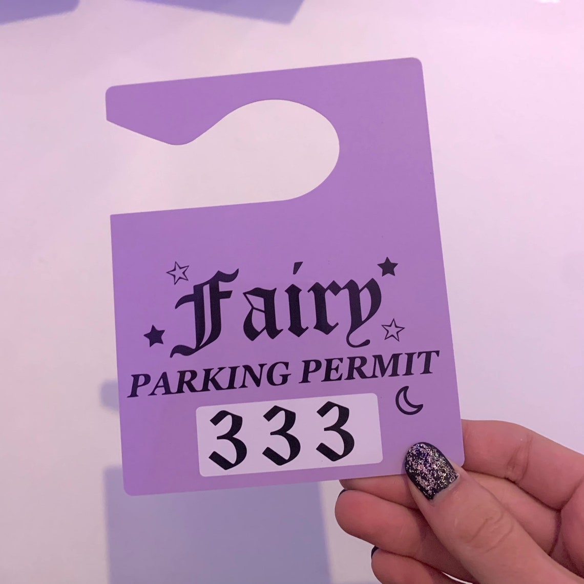 Angel Parking Permit / Fairy Parking Permit / Kawaii Magical | Etsy
