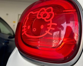 Kawaii Character Brakelight Red Stickers Exterior Car Decals Babedriven