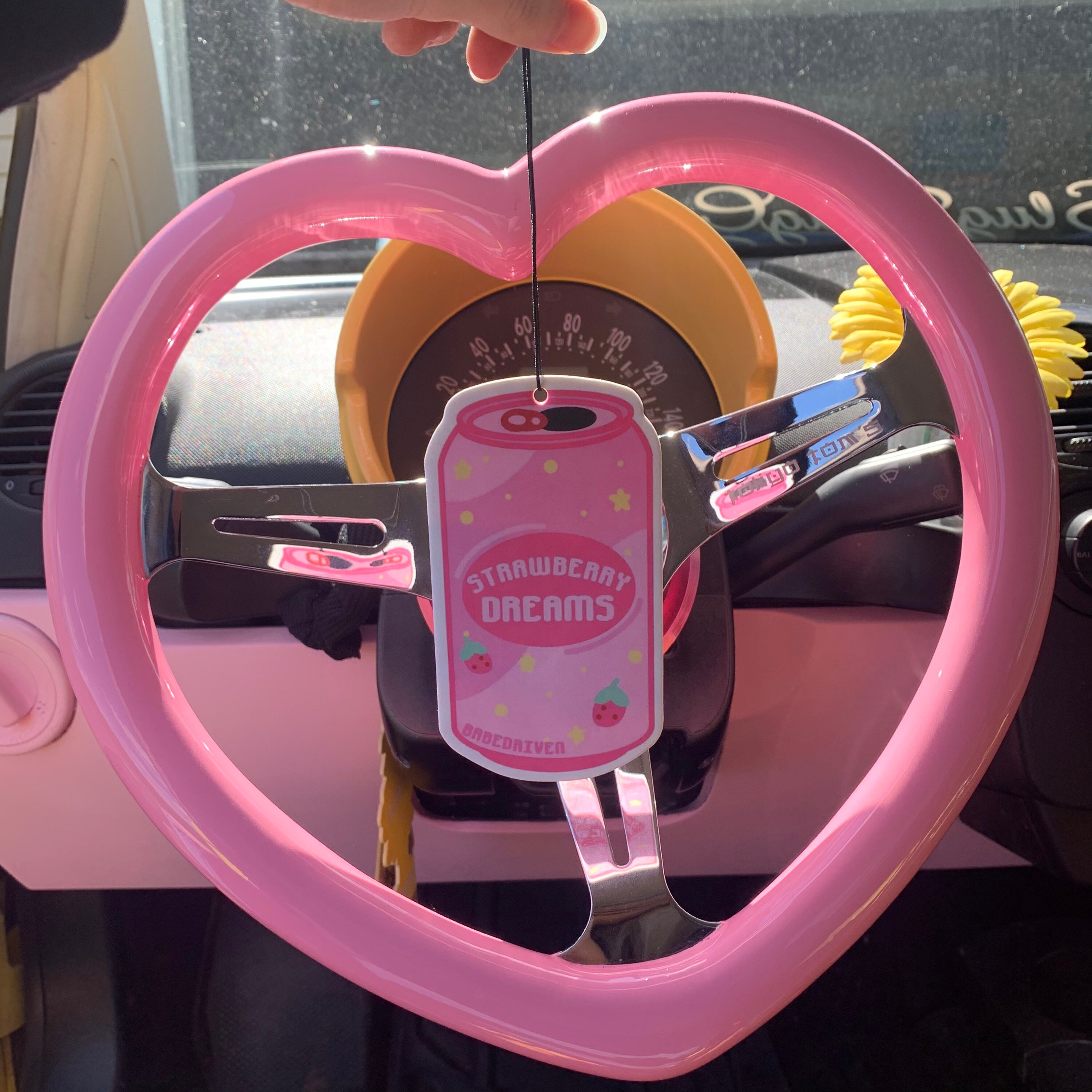 Strawberry Dreams Energy Drink Car Air Freshener / Kawaii Air Etsy