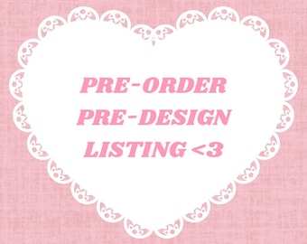 Pre-Order Pre-design Custom Decal Order / BabeDriven Custom Decal Order