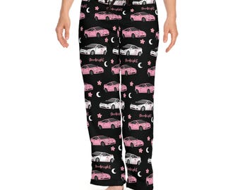 Goodnight Pink Toyota Celica Pj Sakura Moon Printed Pants