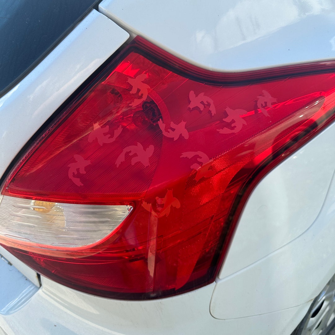 20 Assorted Koi Fish Taillight Decal / Different Sizes / Transparent