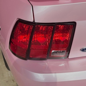 18 Assorted Whole Hearts Headlight Taillight Decals 2 Sticker Sheets Glitter Frosted Red Vinyl For Car Exterior Lights and Windows