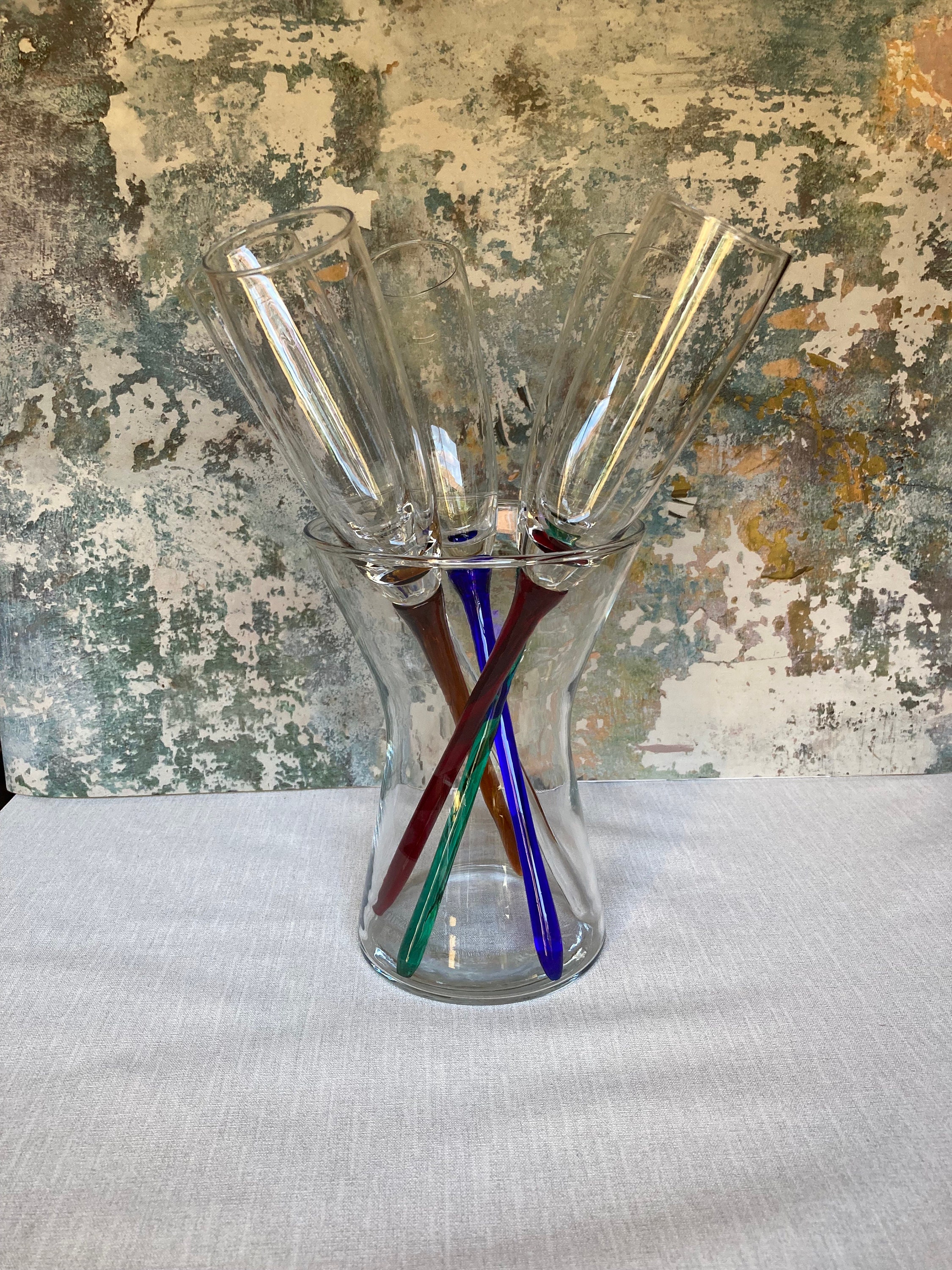 Baseless champagne glasses discount
