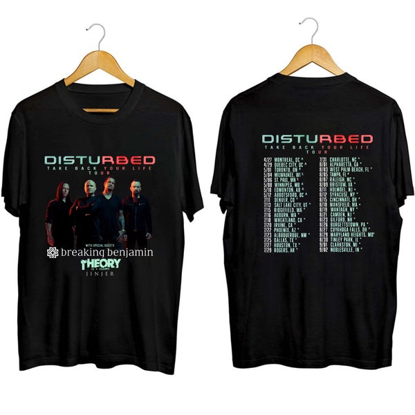 Disturbed Take Back Your Life Concert 2023 Png, Disturbed World Tour 2023 Png, Disturbed Band Fan Png, Take Back Your Life Tour Png