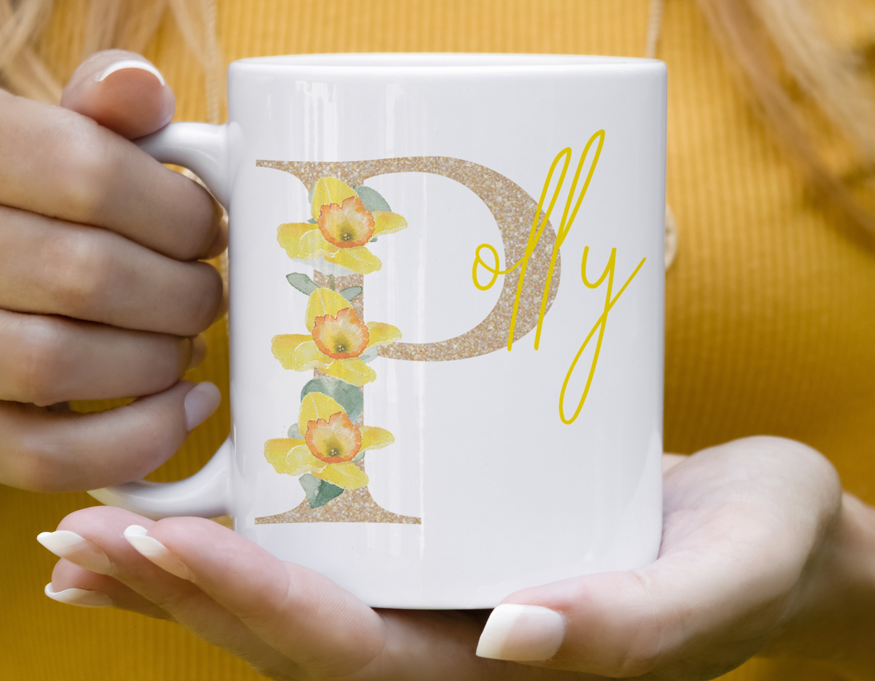 Gift for Her Daffodil Gift Daffodil Mug March Birthday Etsy