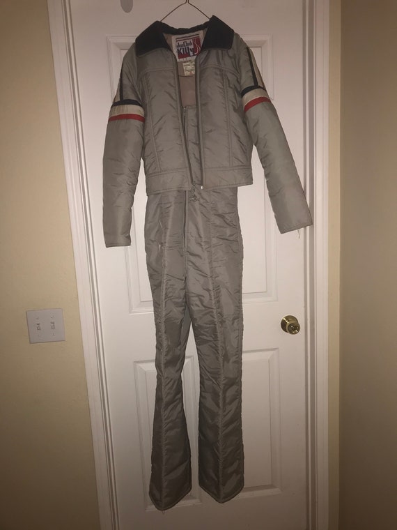 Vintage ladies ski suit 2 pc