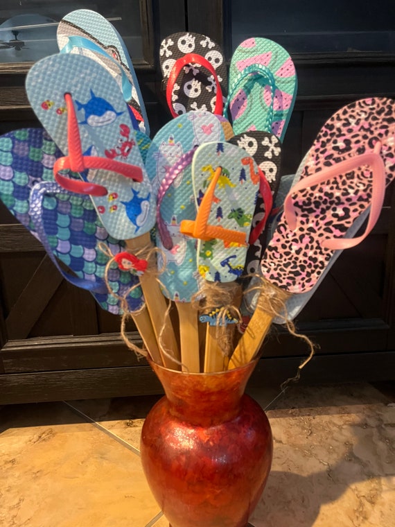 Flip Flop Fly Swatter Beach Decor Unique Gift Bug Off Etsy