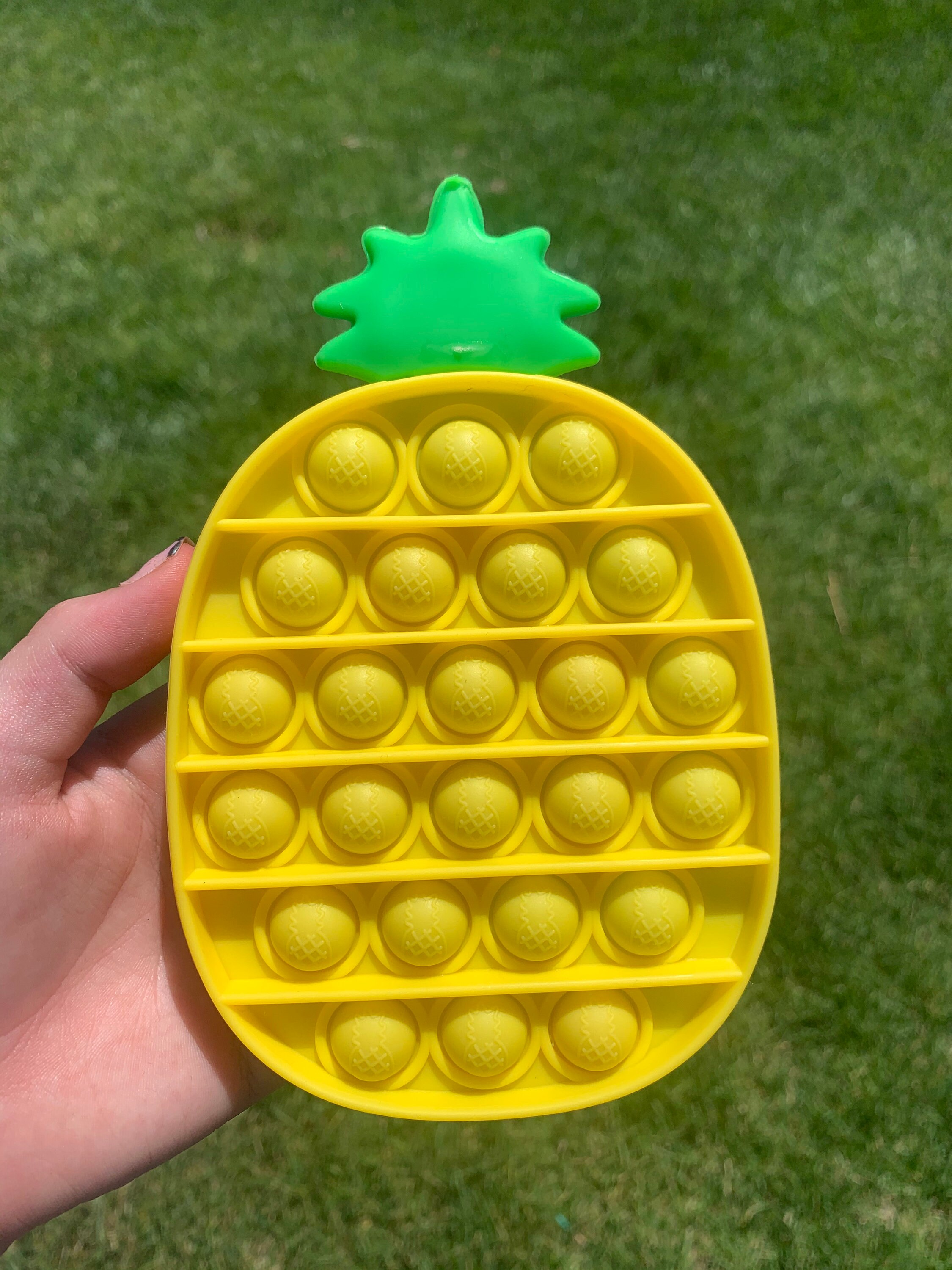 Pineapple Pop It Fidget Sensory Toy Etsy