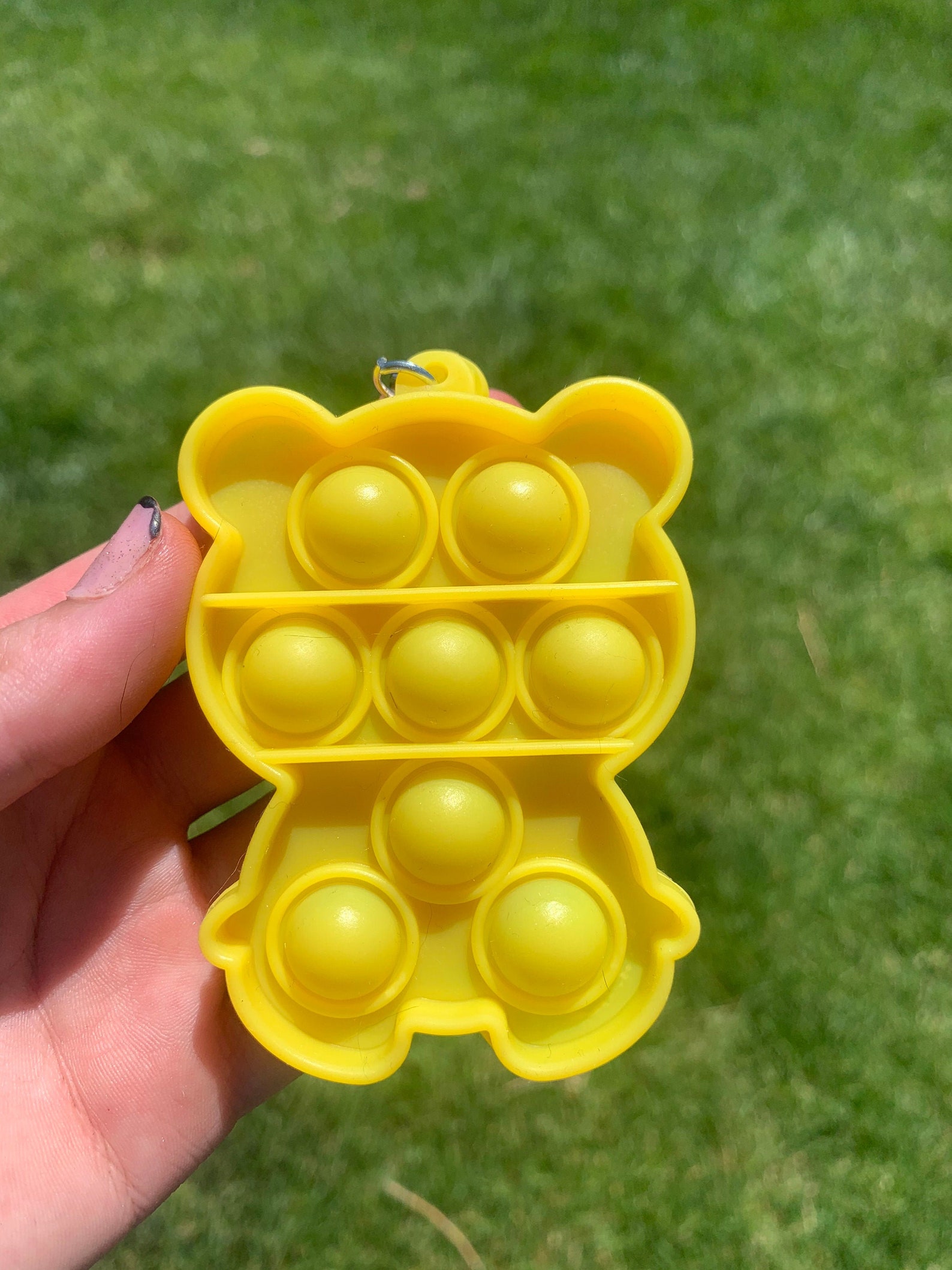 Gummy Bear Keychain Pop It Fidget Sensory Toy | Etsy