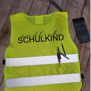 Reflektierende Sicherheitsweste HW1 für Kinder (XS) (1PR04106), bedrukte  sicherheit mit logo