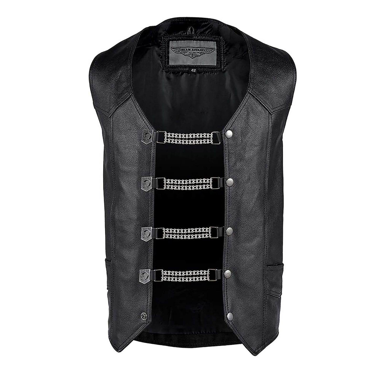 POW Motorcycle Vest Extenders for Men Genuine Leather Double Etsy