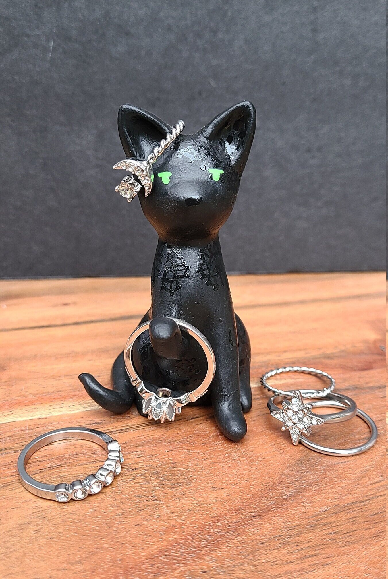 Ginger Lyne Collection Ginny Black Cat Cute Kitty Kitten Chain Bracelet Sterling Silver 