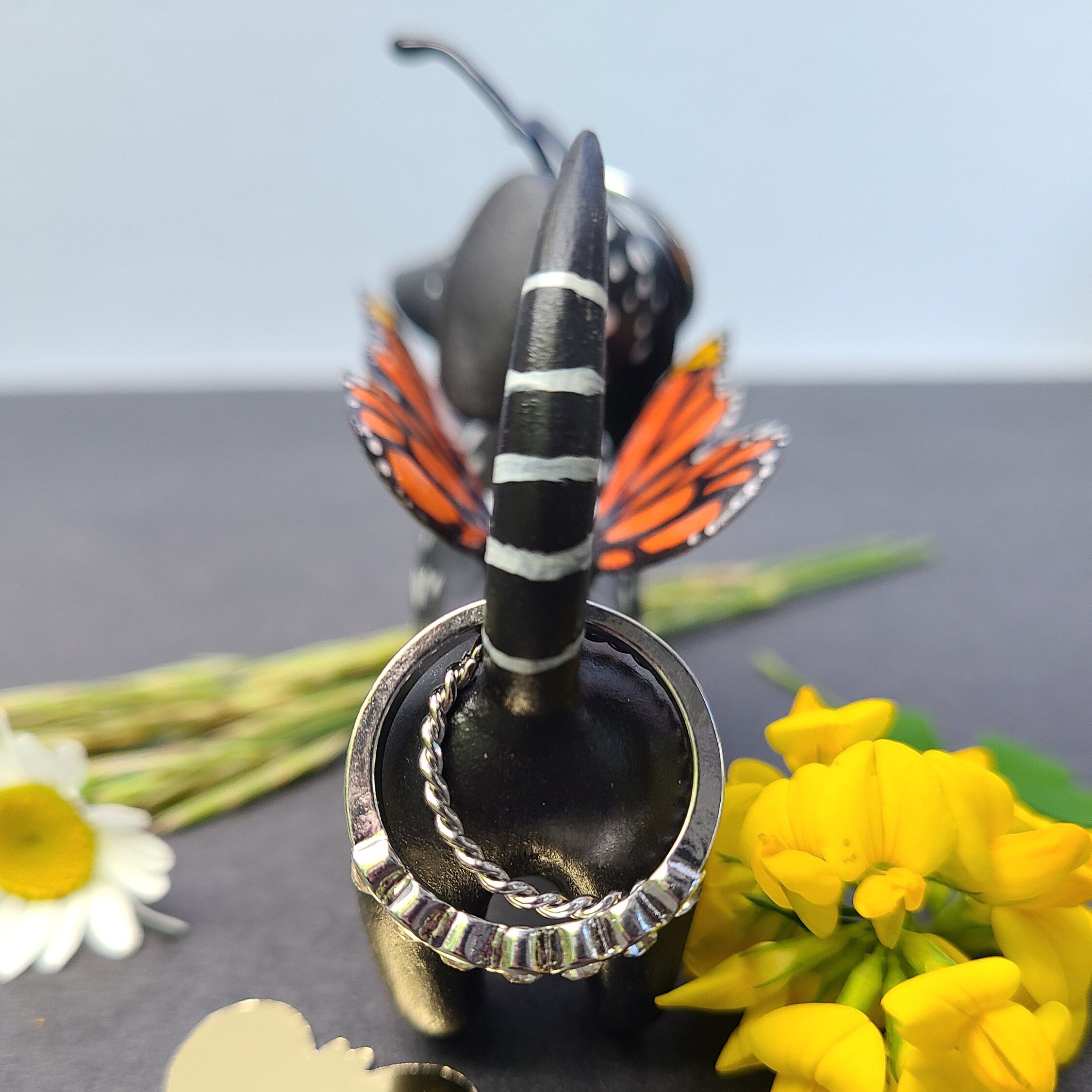 Monarch Butterfly Dachshund Ring Holder Wiener Dog Jewelry Etsy