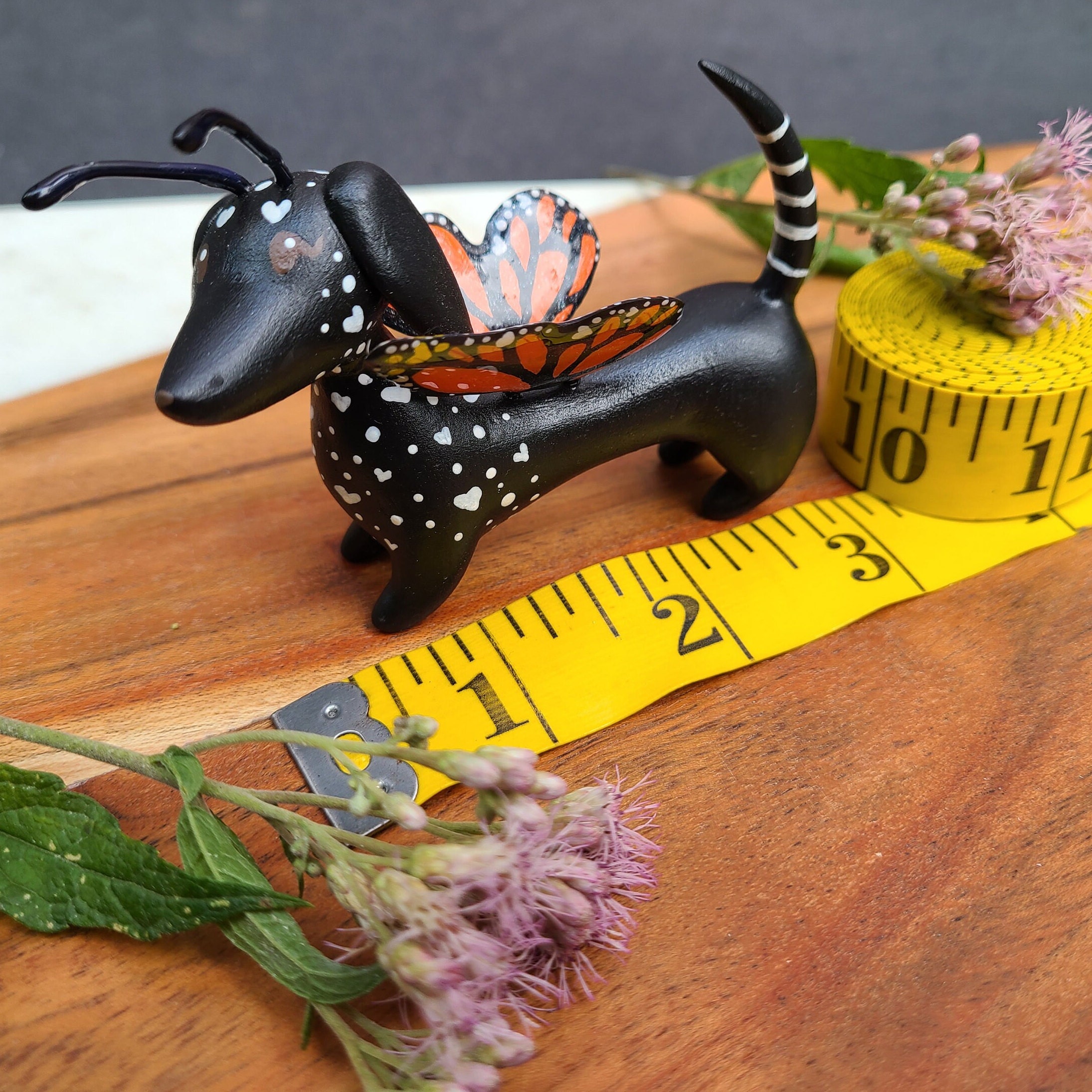 Monarch Butterfly Dachshund Ring Holder Wiener Dog Jewelry Etsy