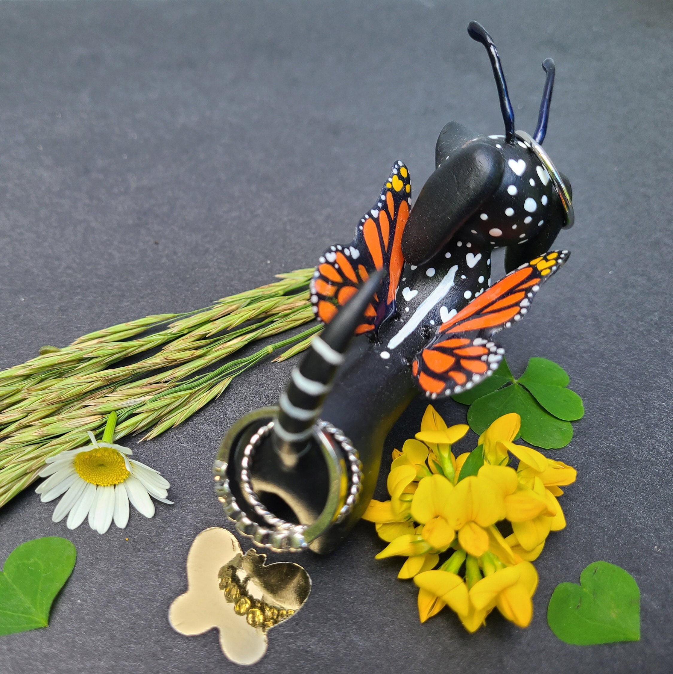 Monarch Butterfly Dachshund Ring Holder Wiener Dog Jewelry Etsy