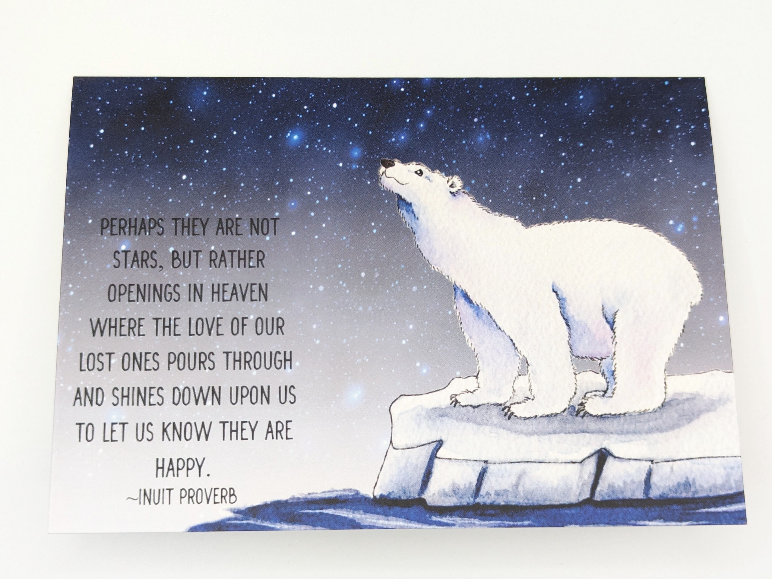 Polar Bear | Bereavement Card | Sympathy Card | Grief | Loss