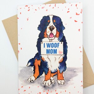 Berner Sennenhund | Muttertag | Hundemama | Hundeliebhaber | Grußkarte | Innen leer