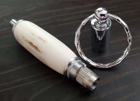 Travel Cigar Cutter Keychain - Made from antler - Never be without essential cigar tools again - Every Day Carry (EDC)
