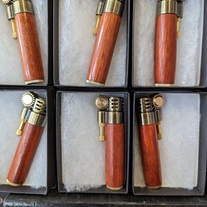 Hand-turned Wood Barrel Lighter Crafted Elegance - Etsy