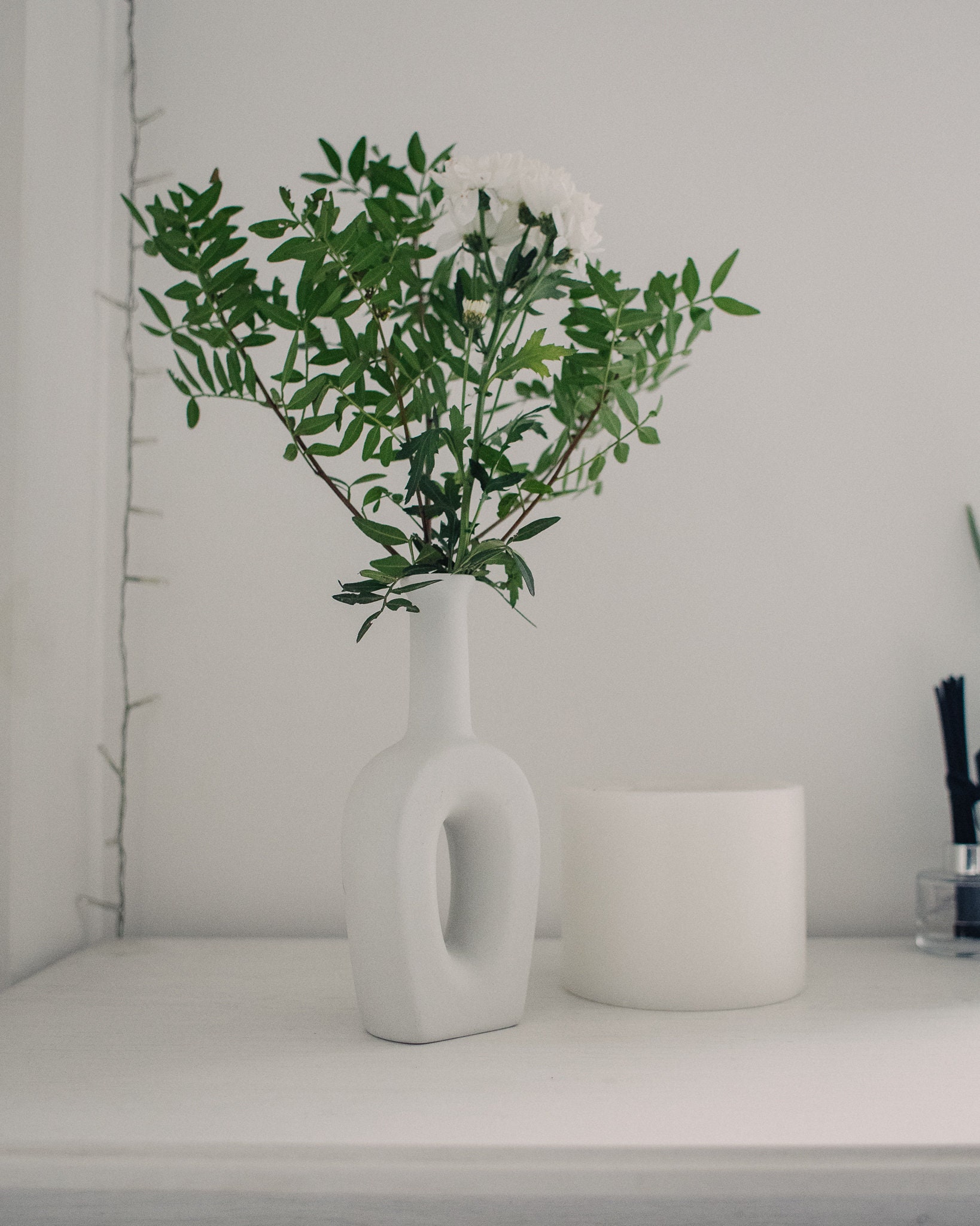 Tall Ceramic Donut Vase Etsy UK