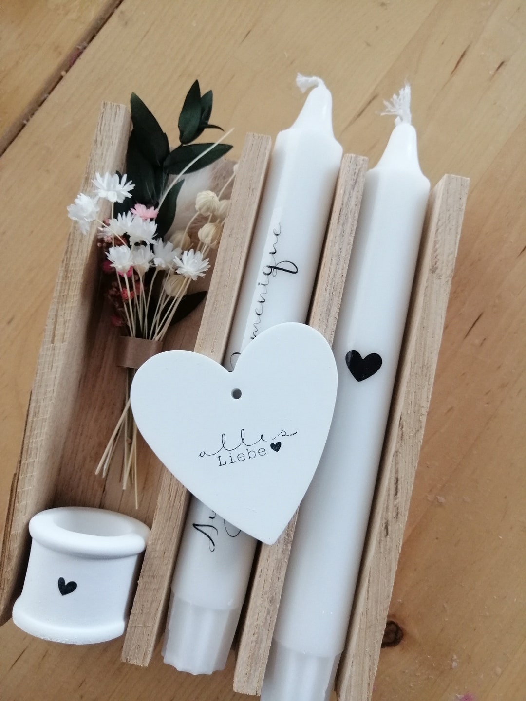 Hochzeitsgeschenk Geschenk zur Hochzeit kerzenset Hochzeit Etsy.de