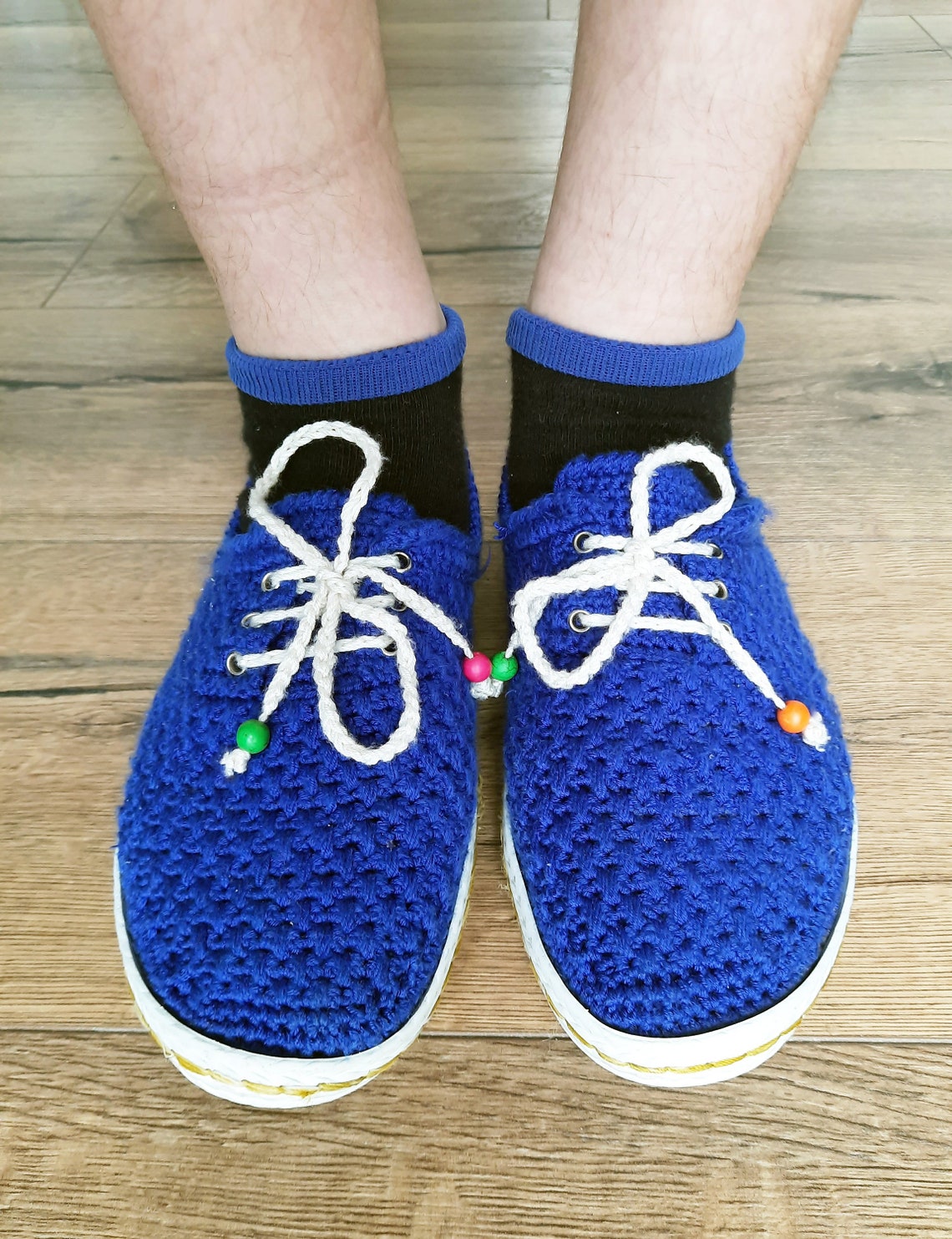 Hand knit shoe Etsy