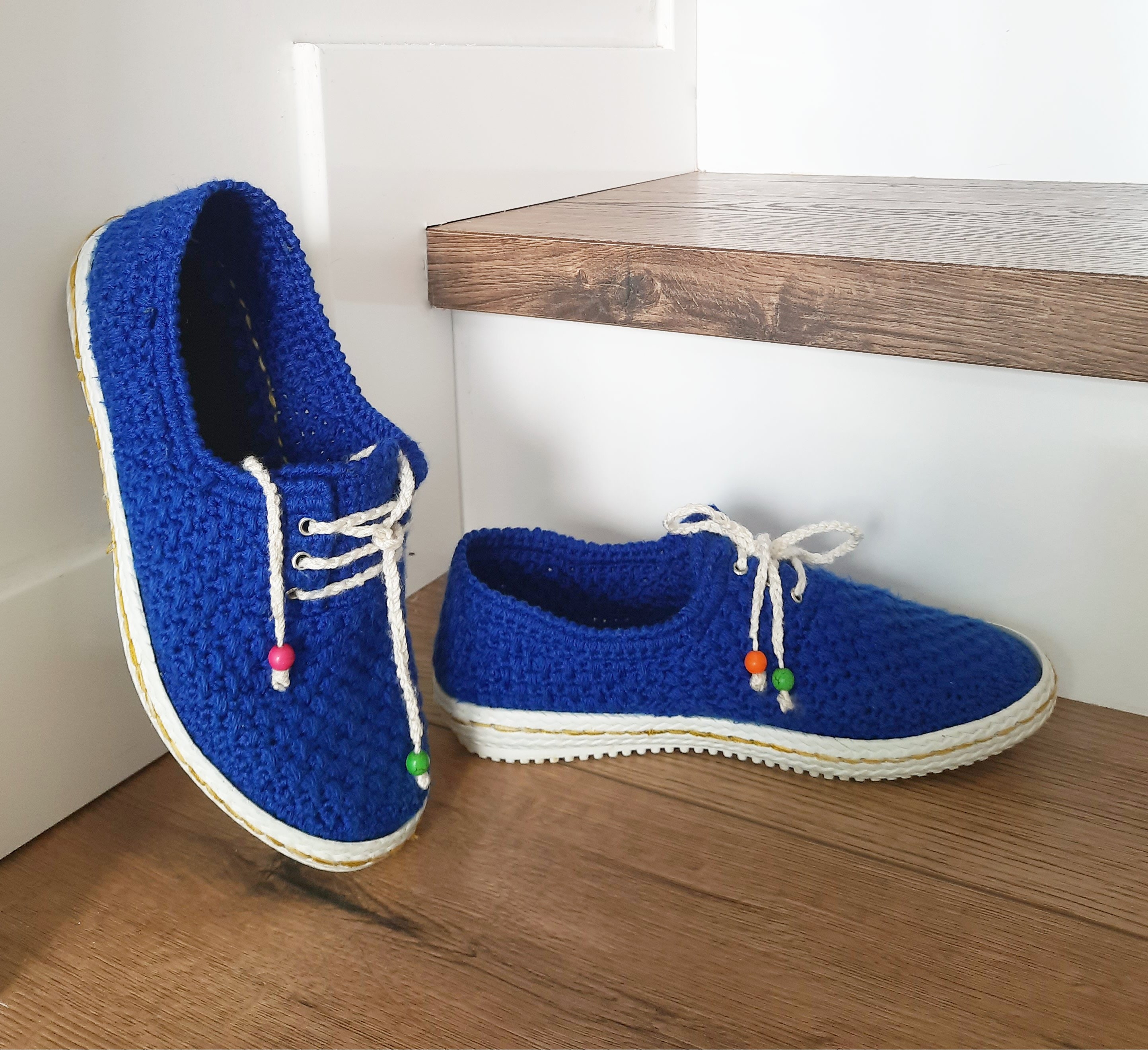 Hand knit shoe Etsy