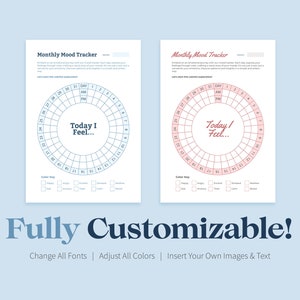 ADHD Planner and Tracker Canva Templates, Adult ADHD Coaching Tools image 9