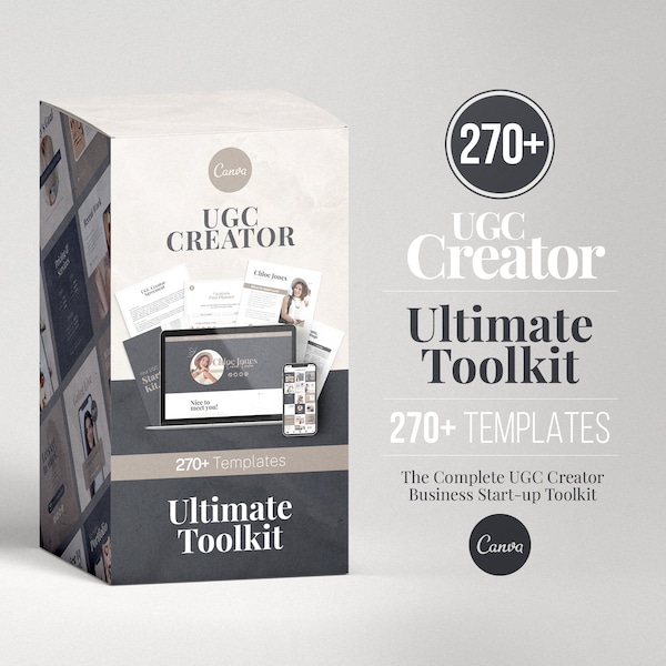 Content Creator Portfolio Template Etsy Content Creator Portfolio Template Etsy