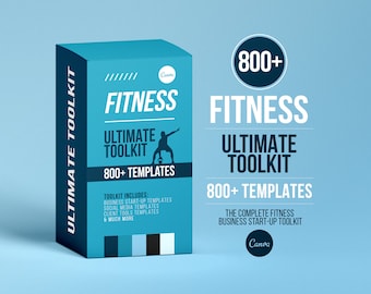 Fitness Ultimate Toolkit | Personal Trainer Templates | Instagram Templates | Fitness Coach | Canva Template | Fitness Workout Program