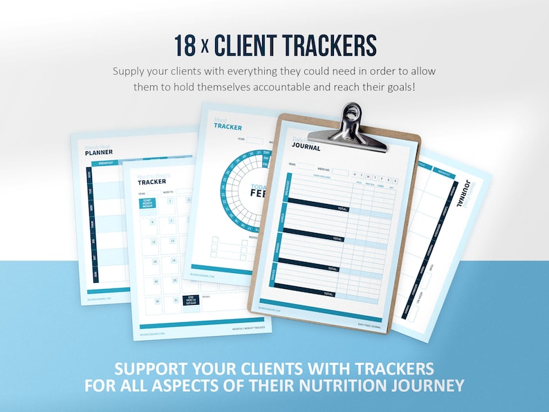 Nutrition Coach Client Intake Forms and Nutrition Trackers | Dietitian ...