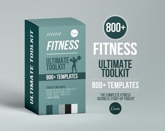 Fitness Ultimate Toolkit | Personal Trainer Templates | Instagram Templates | Fitness Coach | Canva Template | Fitness Workout Program