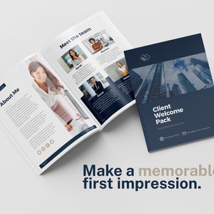Client Welcome Pack Template, Virtual Assistant Onboarding Canva Pack ...
