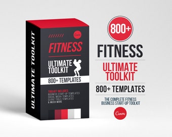 Fitness Ultimate Toolkit | Personal Trainer Templates | Instagram Templates | Fitness Coach | Canva Template | Fitness Workout Program