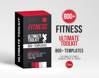 Fitness Ultimate Toolkit | Personal Trainer Templates | Instagram Templates | Fitness Coach | Canva Template | Fitness Workout Program