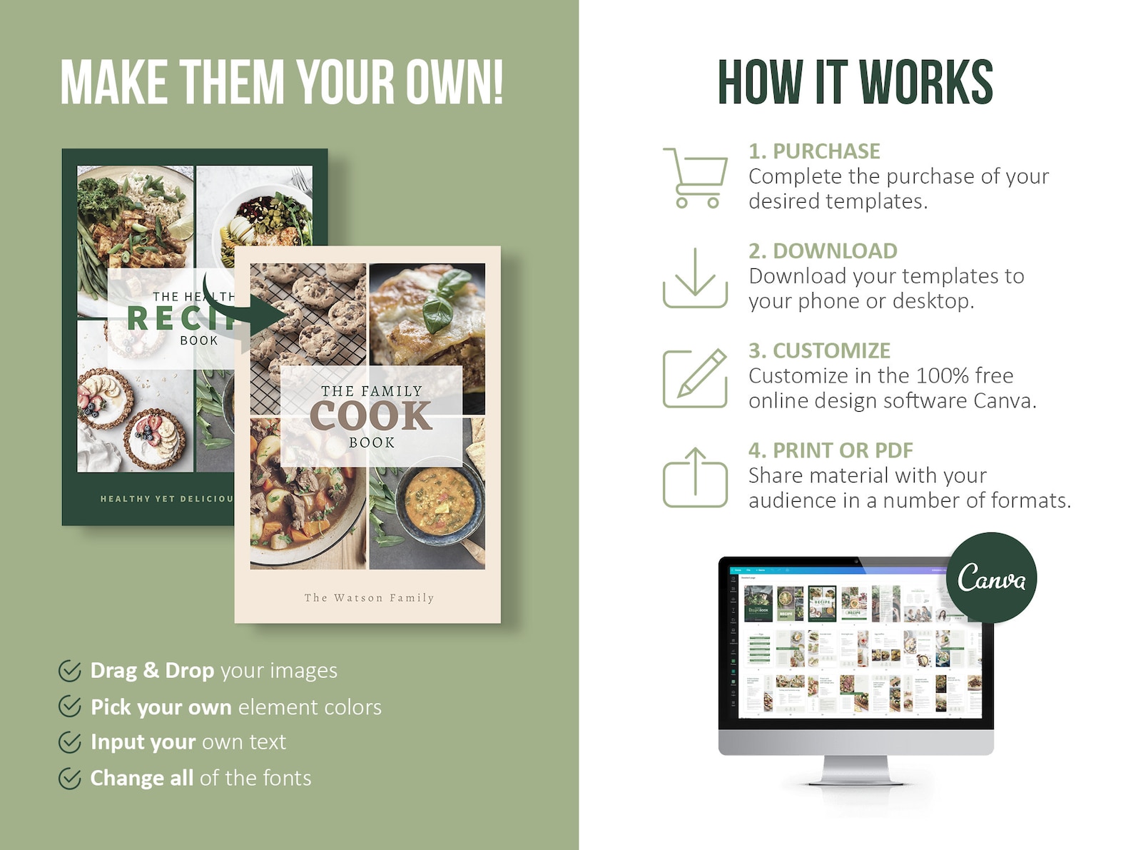 800+ Nutrition Canva Templates, Dietitian Toolkit, Client Welcome Pack ...