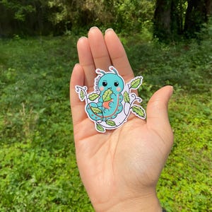 Cute Cartoon Caterpillar Bug Sticker