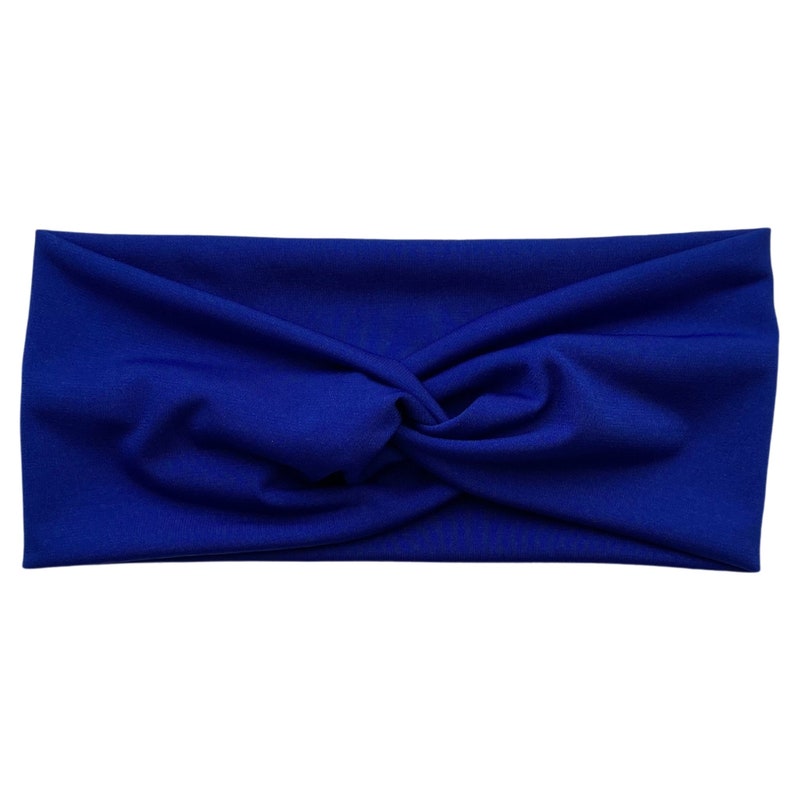 Blue Princess Headband on White