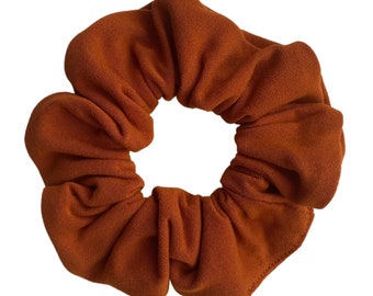 Ginger Rust Scrunchie, 90s hair accessory, teen girl gift, women's hair tie, gift for teacher, VSCO Girl, Tween Girl Gift