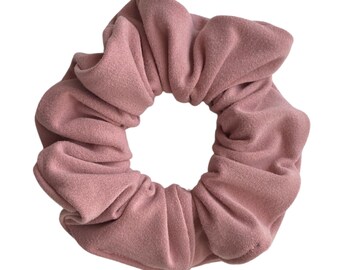 Blush Pink Scrunchie, 90s hair accessory, teen girl gift, women's hair tie, gift for teacher, VSCO Girl, Tween Girl Gift